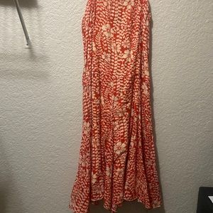 Floral spaghetti strap dress